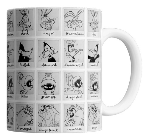 Taza De Ceramica - Looney Tunes Collage