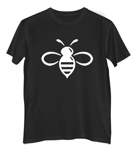 Remera Niño Color  Abeja Logo Minimalista Diseño Ala Bee M1