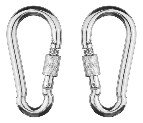Set De Mosquetones Metálicos De Acero Con Forma De Hamaca, 1