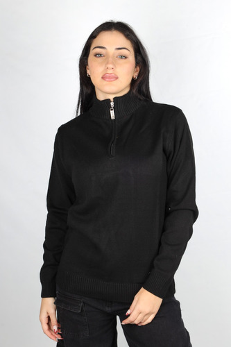 Sweater Mujer Medio Cierre Oldtown Polo