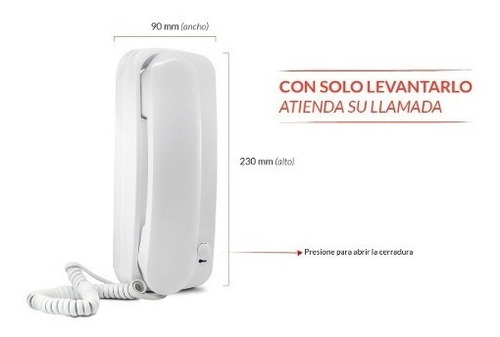 Portero Electrico Timbre Con Frente De Aplicar Plastico Ag