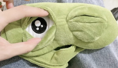 Cómodo Antifaz Mascara Para Dormir Divertido Diseño De Rana