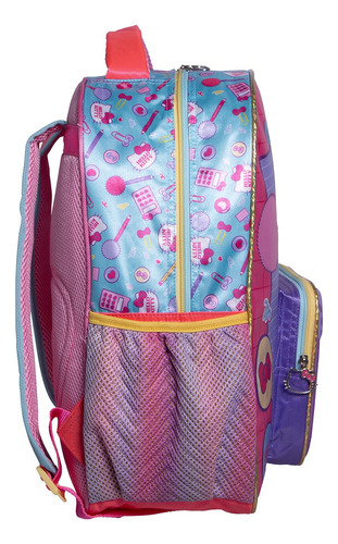 Mochila Hello Kitty Original Marca Ruz Tamaño Primaria Rosa Lisa