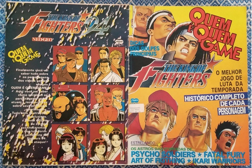 Revista Quem É Quem The King Of Fighters 94 Nº 01