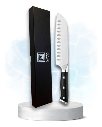 Faca Santoku 7 C/ Caixa | Aço Inox Alemão | Fulltang