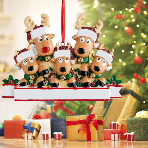 6 Paquete De 5-6 Adornos Para Árbol De Navidad, 6 Piezas