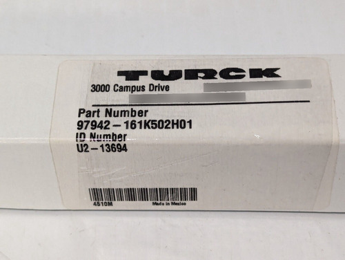 Turck 97942-161k502h01 Junction Box 5975-08-999-2476 - F Ccf