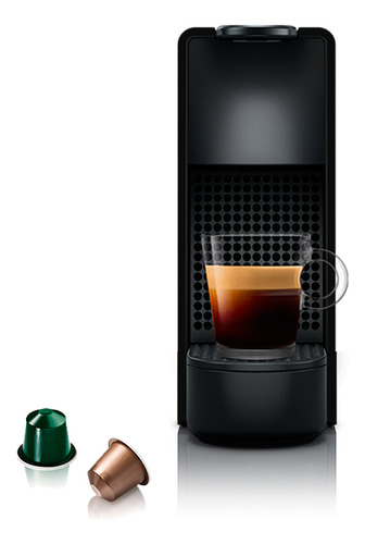 Imagen 2 de 6 de Cafetera Nespresso Essenza Mini Black + Aeroccino Espumador