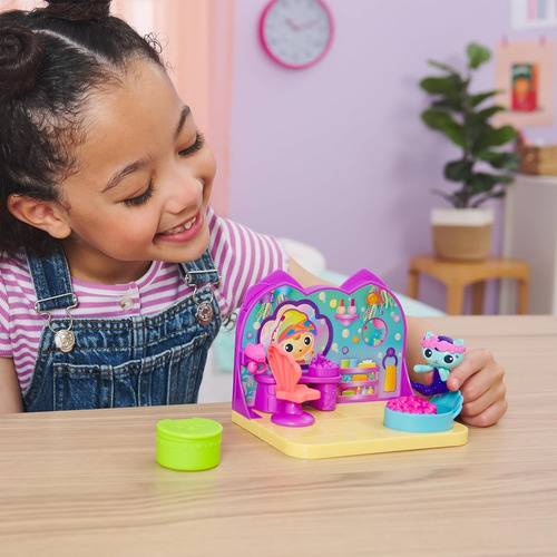 Gabbys Dollhouse Cuarto Sala Spa Marin De Mercat Original Rosa