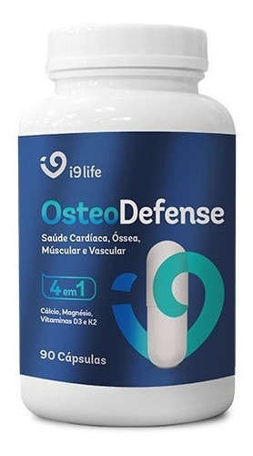 Osteo Defense 4 Em 1 Cálcio, Magnésio, Vitamina D3 E K2