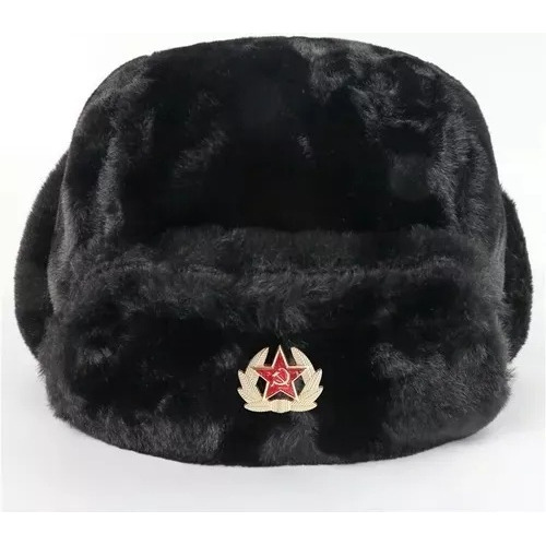 Gorra Rusa Shapka Ushanka (negra, Medic 60) A