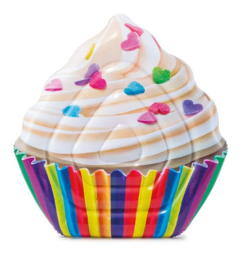 Intex 23823/2 Colchoneta Inflable Cupcake P/ Tu Pileta!