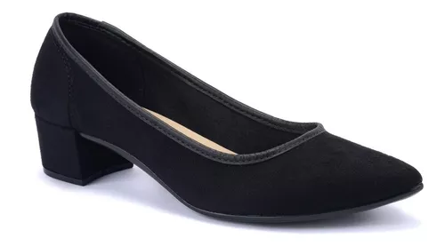 scarpin moleca preto