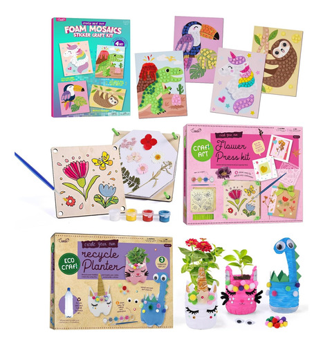 Aventura De Manualidades Creativas: Juego De Pegatinas De Mo