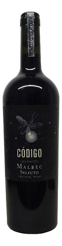 Vino Malbec Selecto Orgánico Solandes Código Roble 750ml