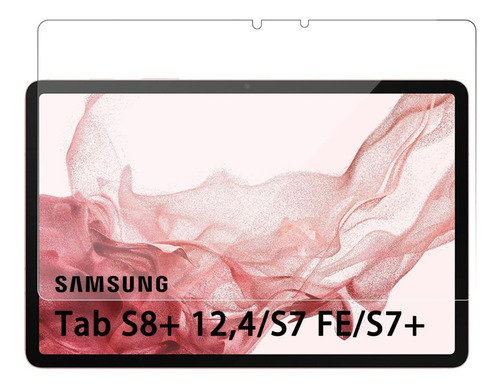 Lamina De Vidrio Para Samsung Tab S8 Plus 12.4 X800 2022