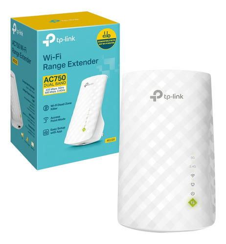 Extensor Wifi Tp Link Re220 Ac750 Dual Band Mini Bagc