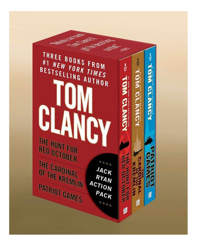 Libro: Set En Caja De Jack Ryan De Tom Clancy (libros 1 A 3)