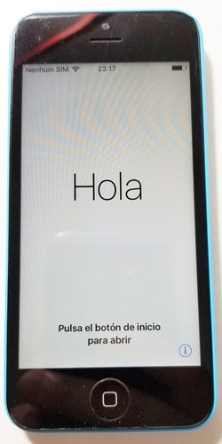 iPhone 5c 8gb Azul ( Funcionando Parcialmente ) Ler Anúncio!