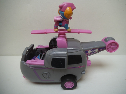 Imagen 5 de 7 de Perro Skye Con Vehiculo Transformable Paw Patrol Spin Master