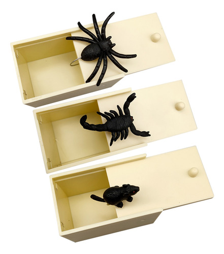 Caja De Trucos Para Halloween, 3 Unidades, Caja De Bromas Co