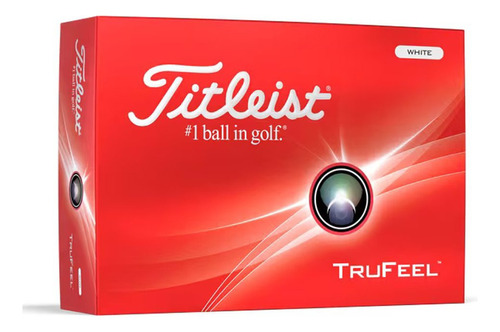 Pelota De Golf Titleist Trufeel 2024 - White / Docena Color Blanco