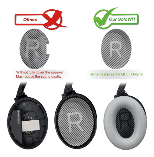 Almohadillas Para Audífonos Bose Qc35, Qc35ii, Qc45