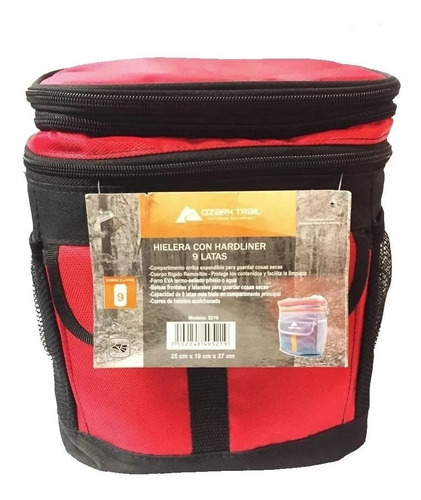 Hielera Con Hardliner Para 9 Latas Ozark Trail