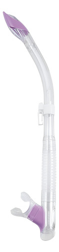 Snorkel Cressi Tao Buceo Y Apnea Clear/ Lila - Pvr
