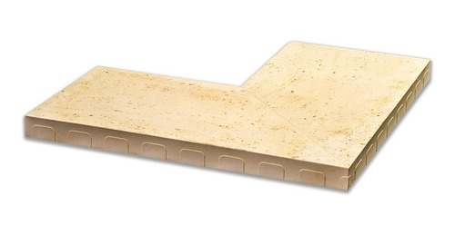 Imagen 2 de 9 de Borde Esquinero Travertino Piscinas Patio By Culzoni 60x30cm