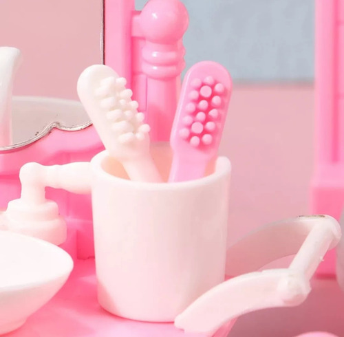 Muñecas Accesorios Set Baño Completo Miniatura (10 Pcs)