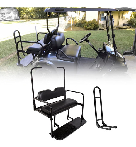 Ecotric Kit Asiento Trasero Abatible Barra Agarre Para Golf