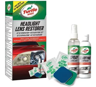 Restaurador De Faros Pulidor Auto Carro Renovador Turtle Wax