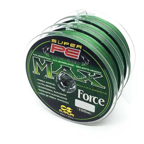 Linha Multifilamento Max Force 0,52mm/112lb/51kg 100mt