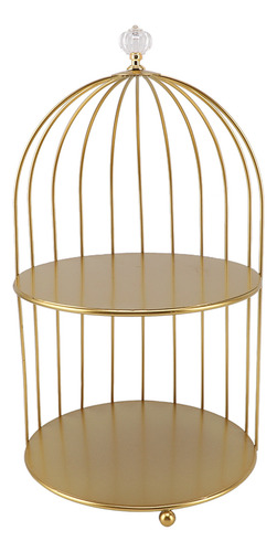 Organizador De Cosméticos Con Forma De Jaula Para Pájaros, P