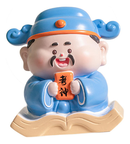 Dios Chino Figura Escultura De Escritorio Portátil De Mesa
