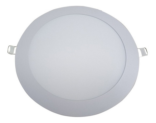 Lampara Led Panel Redondo Empotrar 18w 3000k Luz Calida