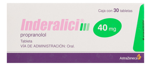 Inderalici 40 Mg Caja C/30 Tabletas - Astrazeneca, s.a. de c.v.