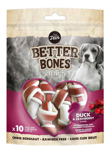 Snack Para Perro Zeus Better Bones Pato Con Arandanos