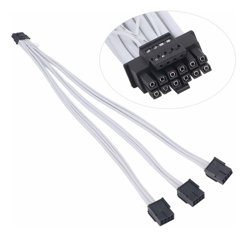 Cable Gpu De 16 Pines En Ángulo Recto De 16 Pines A 3x 8 Pci