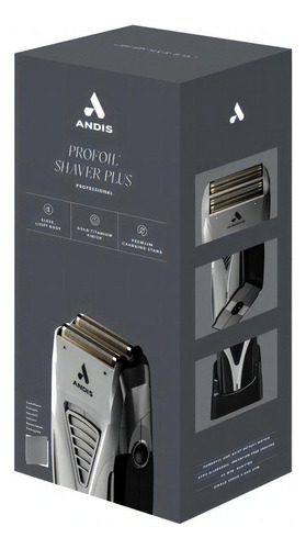 Maquina Afeitadora Andis Shaver Plus Profesional Color Gris