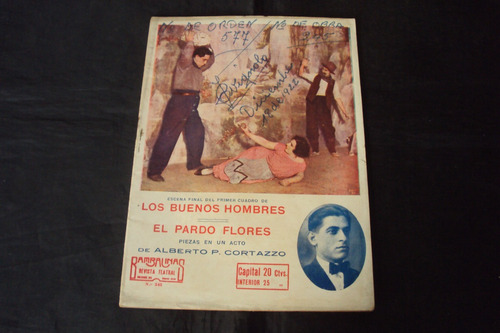 Revista De Teatro - Bambalinas # 245 (1922) El Pardo Flores