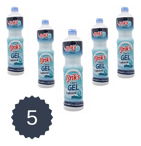 Cloro Gel Briks Pack 5 Unidades