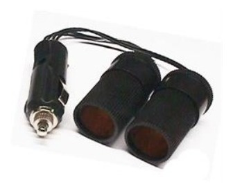 Conector 12v Encendedor Macho A 2 Hembras 12v  Automotor