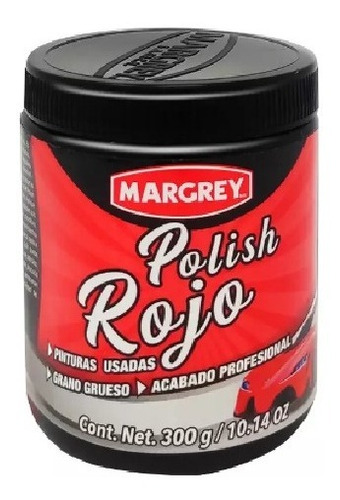Pulimento Grano Grueso Pinturas Usadas - Polish Rojo Margrey