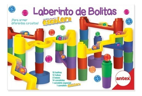 Juego De Mesa Laberinto De Bolitas Escalera Antex 3340 Color Multicolor