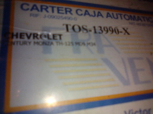 Empacadura De Carter Caja Automática Tox-13990x /century 