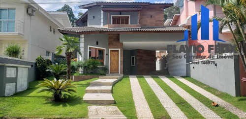 Imagem 2 de 15 de Casa A Venda 3 Dormitórios E Área Gourmet Condomínio Arujá 5 - 723