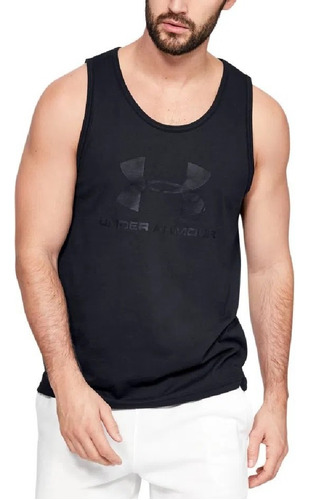 Regata Under Armour Sportstyle Logo Tank Masculino - Preto