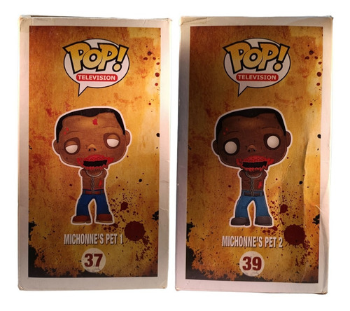 Funko Pop Michonne´s Pet 1 #37 & Michonne´s Pet 2 #39 Twd
